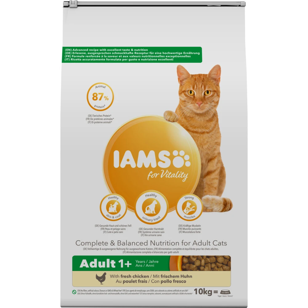 Iams Kattenvoer Adult Kip 1 Iams Kattenvoer Adult Kip