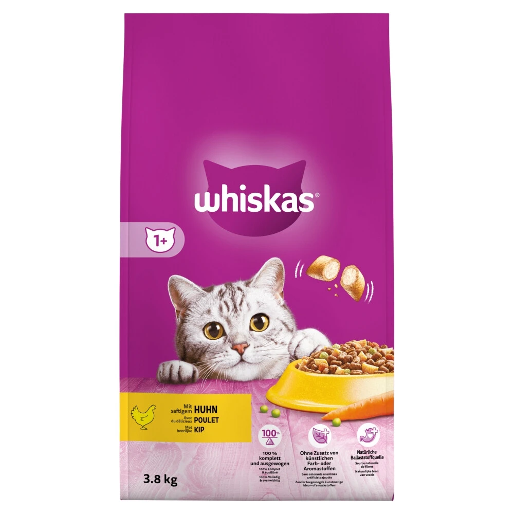 Whiskas Kattenvoer Adult Kip - Groenten 1 Whiskas Kattenvoer Adult Kip - Groenten