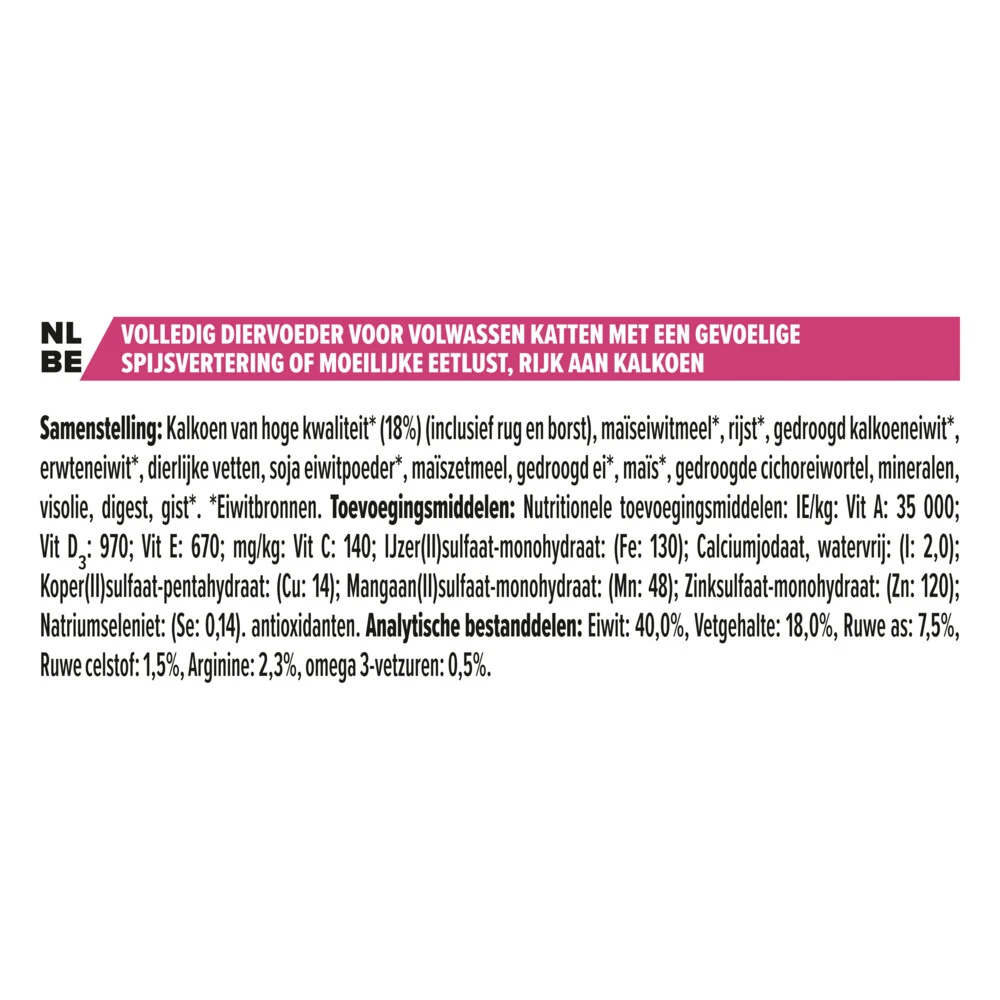 Pro Plan Adult Delicate Digestion Kalkoen 3 Pro Plan Adult Delicate Digestion Kalkoen - Afbeelding 3