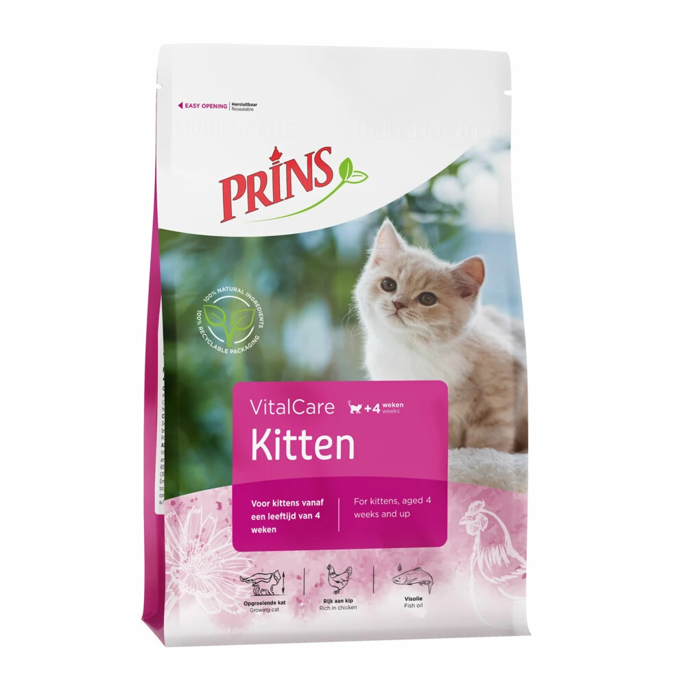 Prins VitalCare Kitten Kattenvoer 1 Prins VitalCare Kitten Kattenvoer