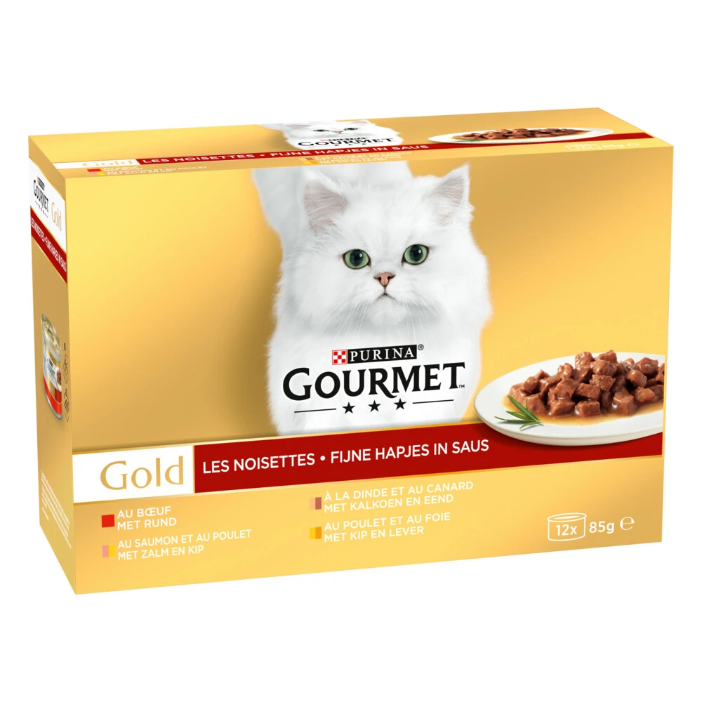 4x Gourmet Gold Multipack Fijne Hapjes Rood 2 4x Gourmet Gold Multipack Fijne Hapjes Rood - Afbeelding 2