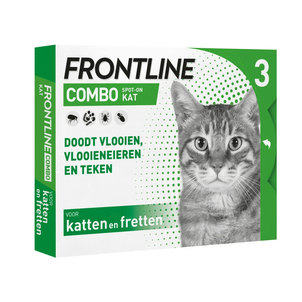 Frontline Combo Spot On Anti Vlooiendruppels Kat Vanaf 1 Kg 1 Frontline Combo Spot On Anti Vlooiendruppels Kat Vanaf 1 Kg