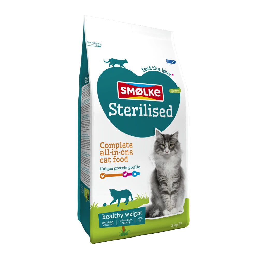 Smolke Kattenvoer Sterilised 1 Smolke Kattenvoer Sterilised