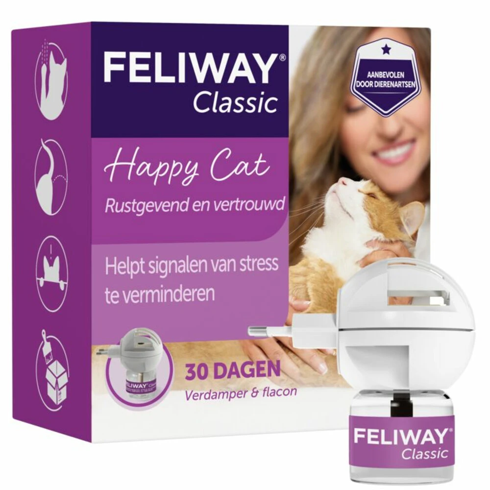 Feliway Classic Verdamper + Navulling 1 Feliway Classic Verdamper + Navulling