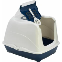 Moderna Kattenbak Flip Cat Jumbo Donkerblauw -Exporteren Dieren Vreugd Winkel 762801 3