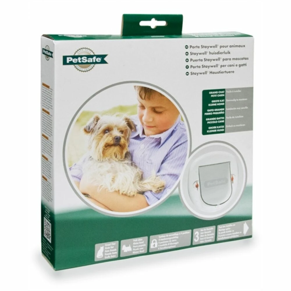 Petsafe Kattenluikje Grote Kat & Kleine Hond Wit 1 Petsafe Kattenluikje Grote Kat & Kleine Hond Wit