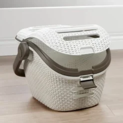 Curver Cat Carrier Mocca - Creme 7 Curver Cat Carrier Mocca - Creme -Exporteren Dieren Vreugd Winkel 951454 4