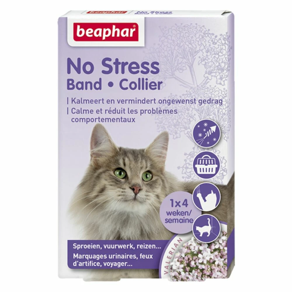 3x Beaphar No Stress Halsband Kat 1 3x Beaphar No Stress Halsband Kat