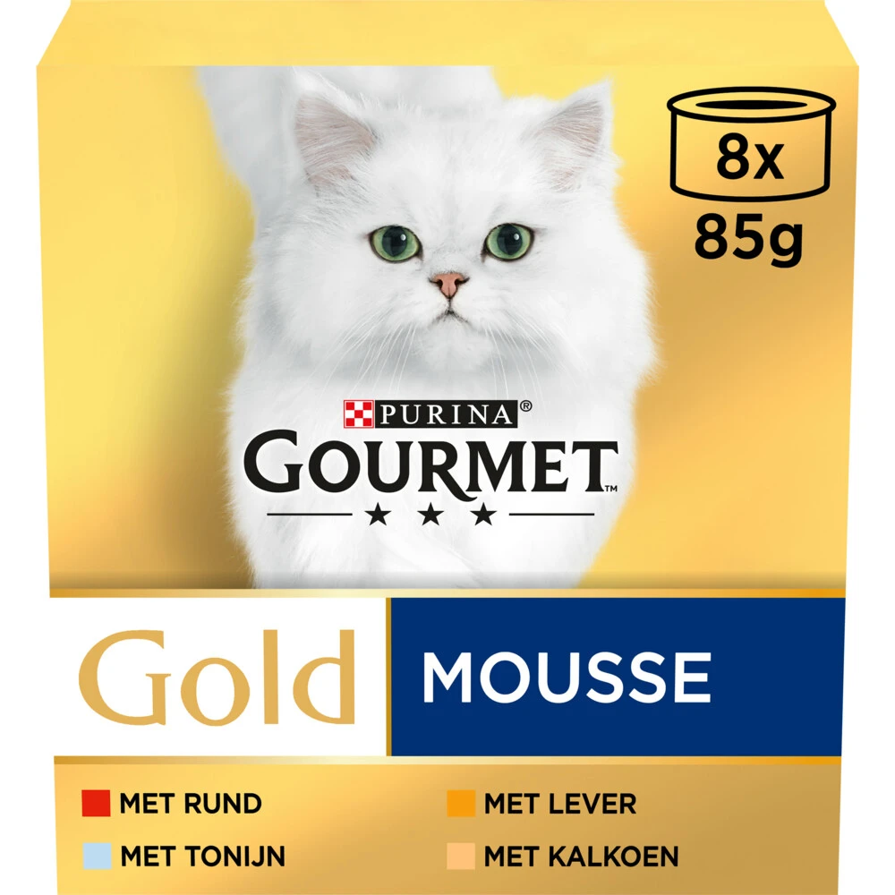 6x Gourmet Gold Fijne Mousse Rood 1 6x Gourmet Gold Fijne Mousse Rood