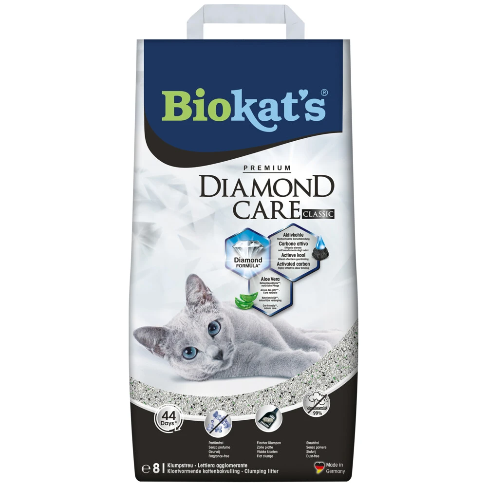 BIOKAT'S Biokatu0027s Kattenbakvulling Diamond Care Classic 2 BIOKAT'S Biokatu0027s Kattenbakvulling Diamond Care Classic - Afbeelding 2