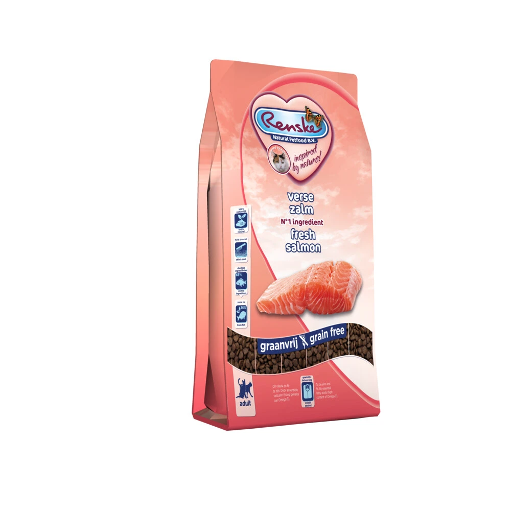 8x Renske Super Premium Droog Kat Adult Zalm 1 8x Renske Super Premium Droog Kat Adult Zalm