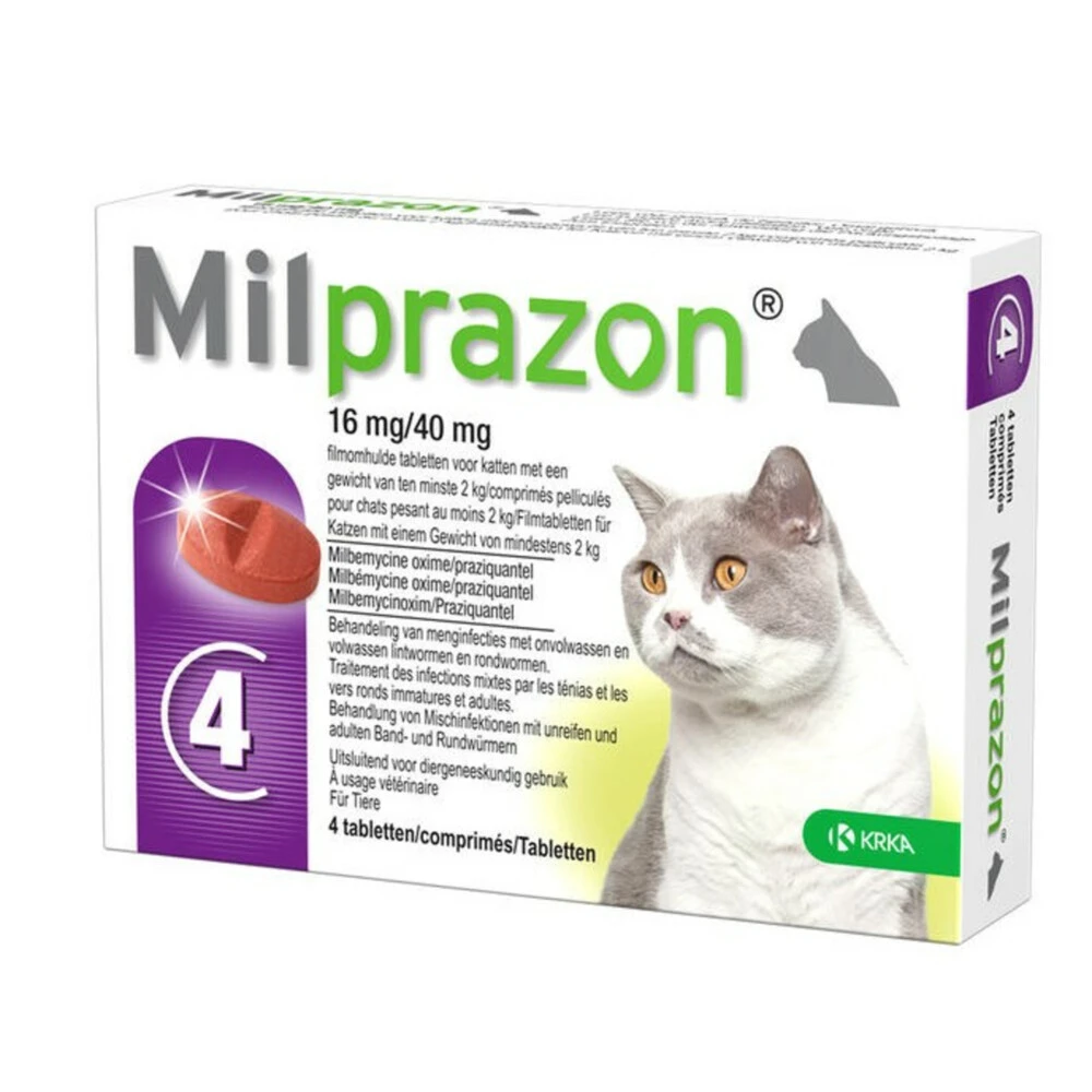 Milprazon Ontworming Tabletten Grote Kat 1 Milprazon Ontworming Tabletten Grote Kat