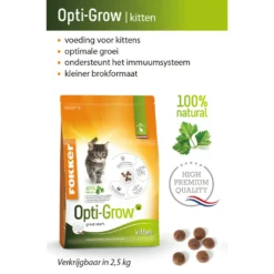 Fokker Opti Grow Kitten Kattenvoer Gevogelte -Exporteren Dieren Vreugd Winkel 983741 3