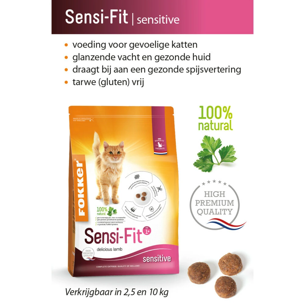 Fokker Sensi Fit Kattenvoer 3 Fokker Sensi Fit Kattenvoer - Afbeelding 3