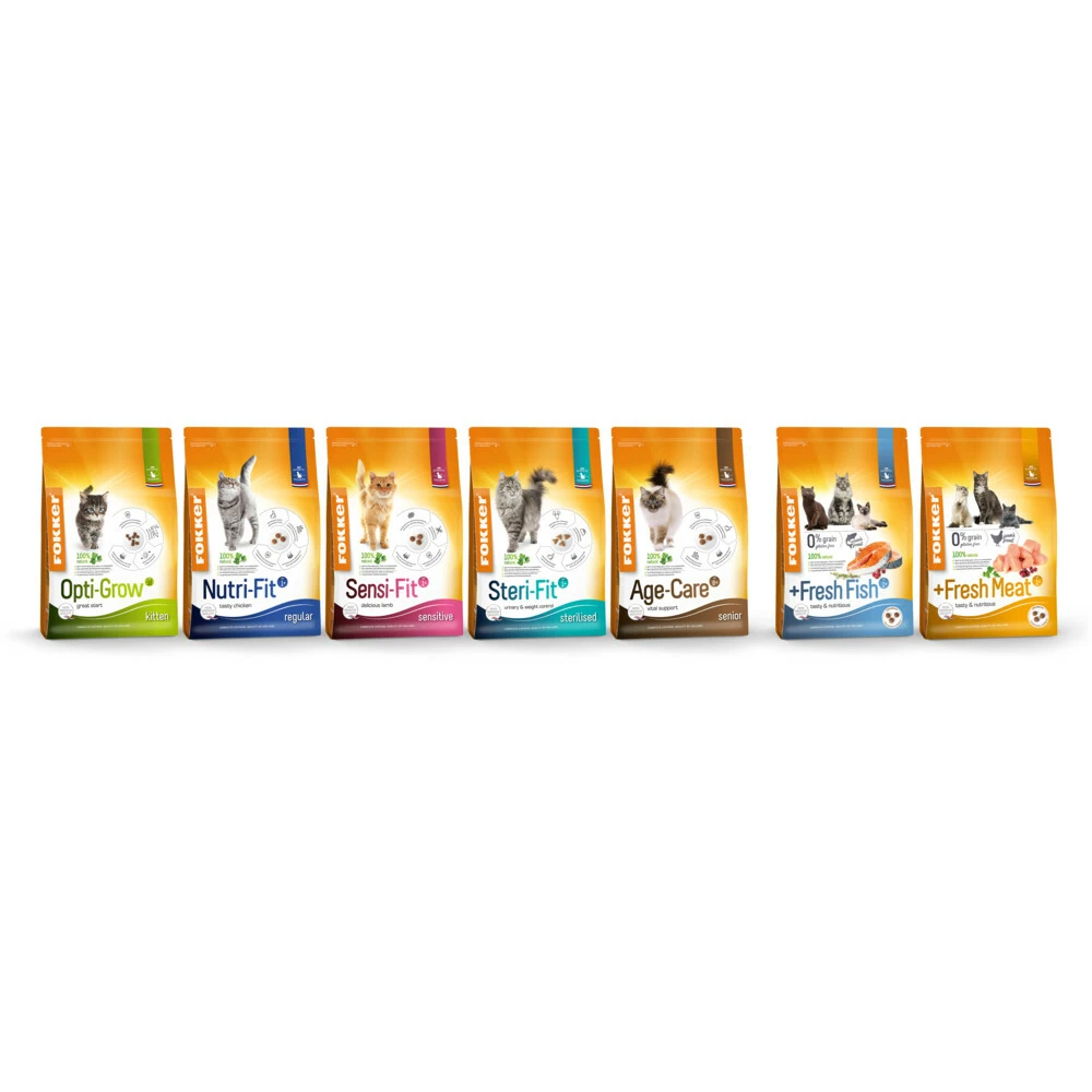 Fokker Sensi Fit Kattenvoer 4 Fokker Sensi Fit Kattenvoer - Afbeelding 4