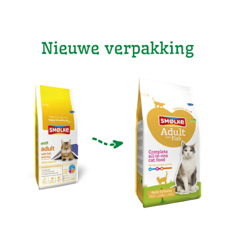 Smolke Kattenvoer Adult Vis 2 Smolke Kattenvoer Adult Vis - Afbeelding 2