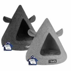 Letu0027s Sleep Pet Cave TeePee Grijs 6 Letu0027s Sleep Pet Cave TeePee Grijs -Exporteren Dieren Vreugd Winkel 989823 3