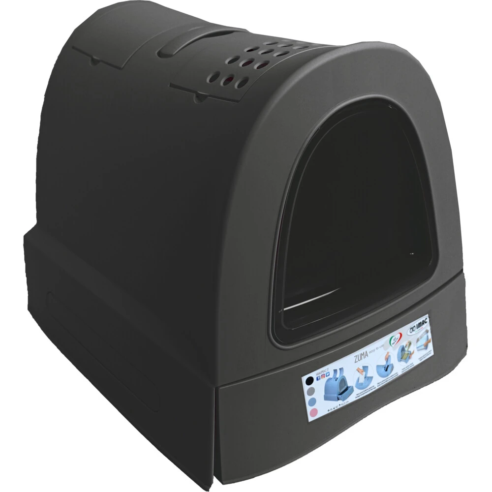 Imac Zuma Kattenbak Antraciet 1 Imac Zuma Kattenbak Antraciet