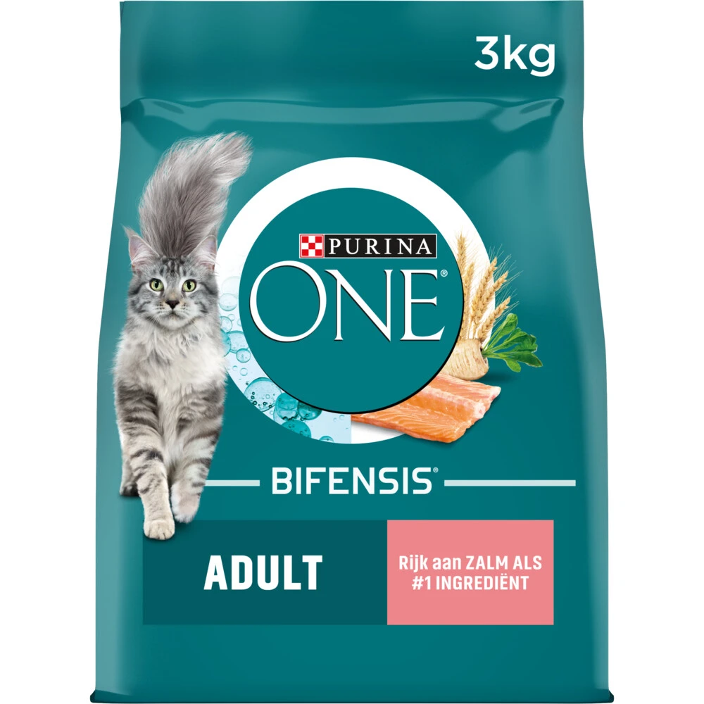 Purina One Adult Zalm - Volkoren Granen 1 Purina One Adult Zalm - Volkoren Granen