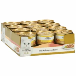 24x Gourmet Gold Fijne Hapjes Kalkoen - Eend