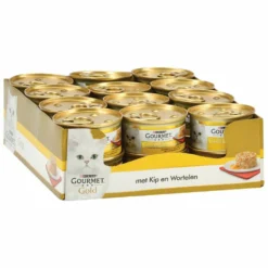 24x Gourmet Gold Hartig Torentje Kip - Wortel