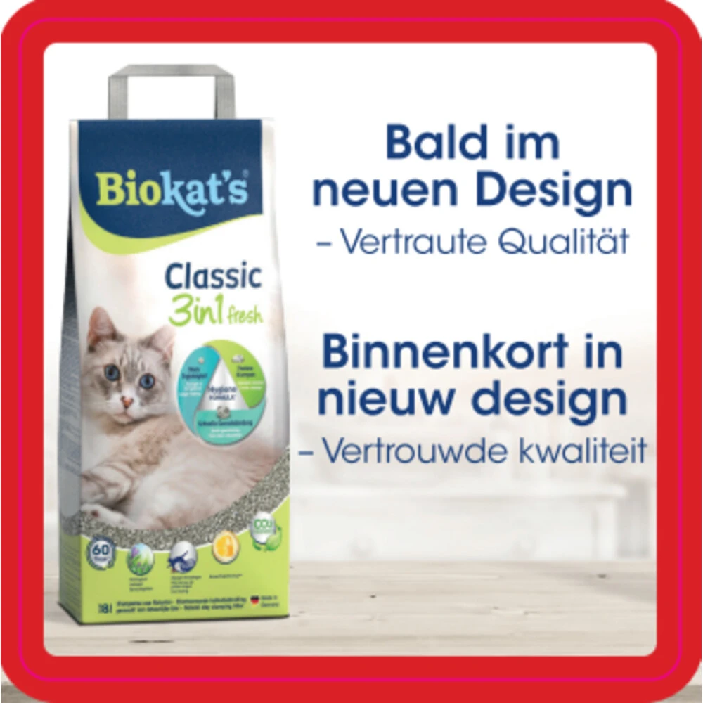 BIOKAT'S Biokatu0027s Kattenbakvulling Classic Fresh 2 BIOKAT'S Biokatu0027s Kattenbakvulling Classic Fresh - Afbeelding 2